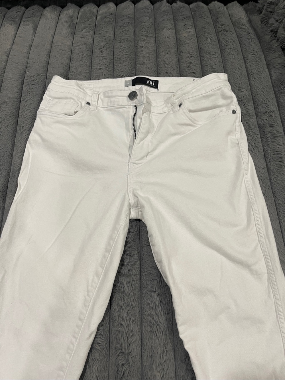 Kut from the Kloth Women's White Skinny Jeans